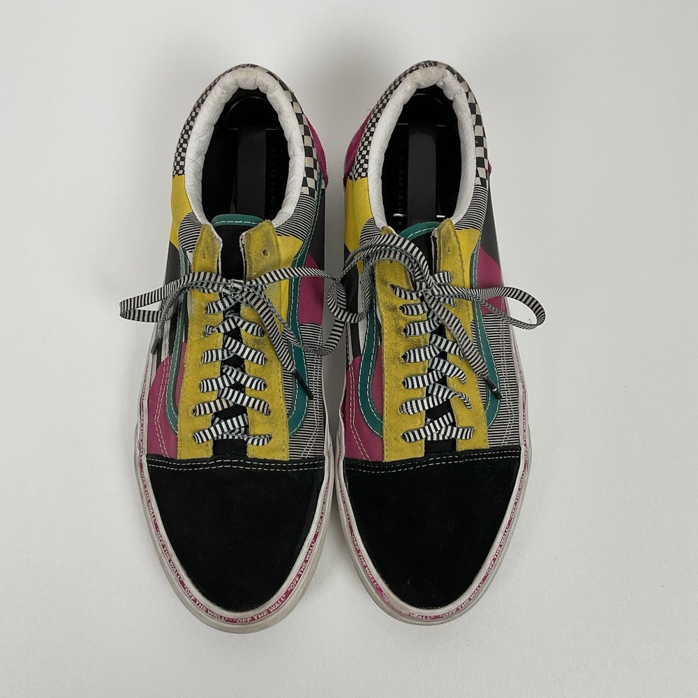 Vans Old Skool Multicolor Patchwork Sneakers Size… - image 6